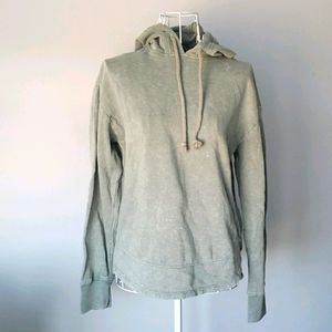 Burnout Acid Washed Hooded Sweatshirt Pullover